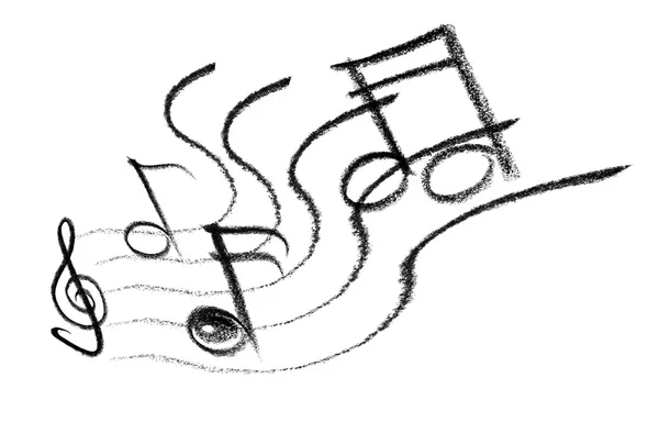 Dibujo notas musicales fotos de stock, imágenes de Dibujo notas musicales  sin royalties | Depositphotos