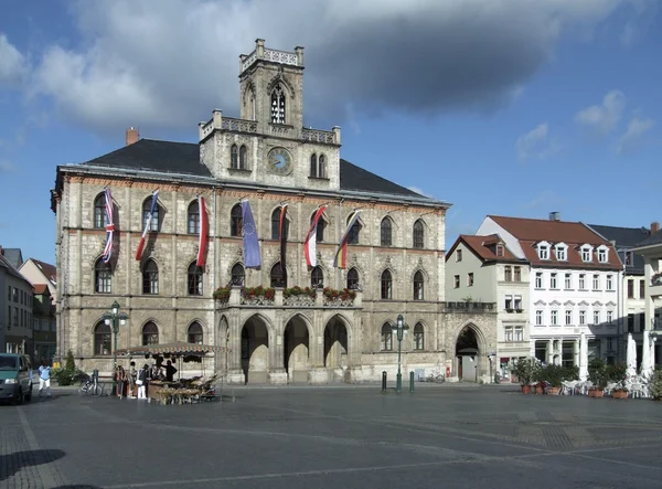 Веймарская ратуша — стоковое фото
