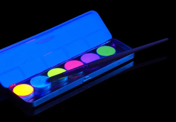 Acuarelas fluorescentes — Foto de Stock