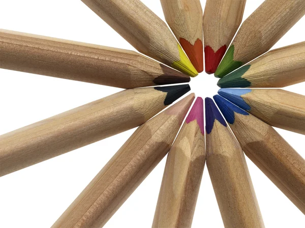 Pencil arrangement — Stock Photo, Image