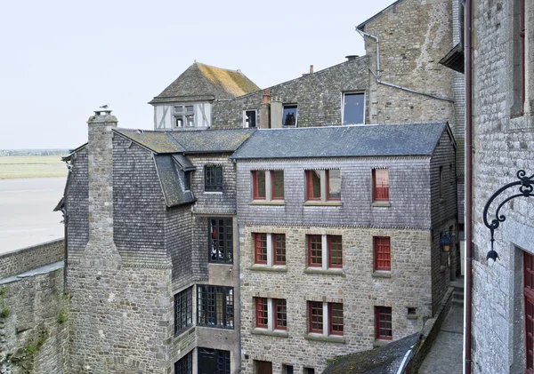 Rond de abdij Mont Saint Michel — Stockfoto