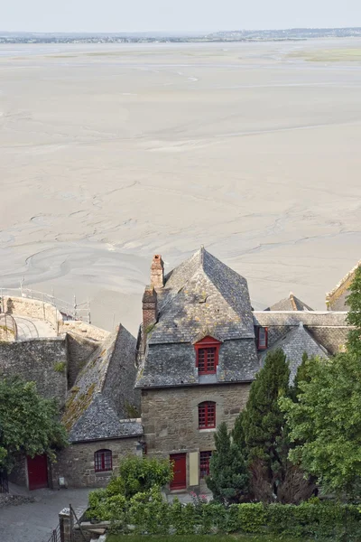 Cerca de Mont Saint Michel Abbey —  Fotos de Stock