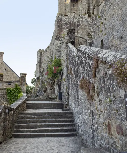 Cerca de Mont Saint Michel Abbey —  Fotos de Stock
