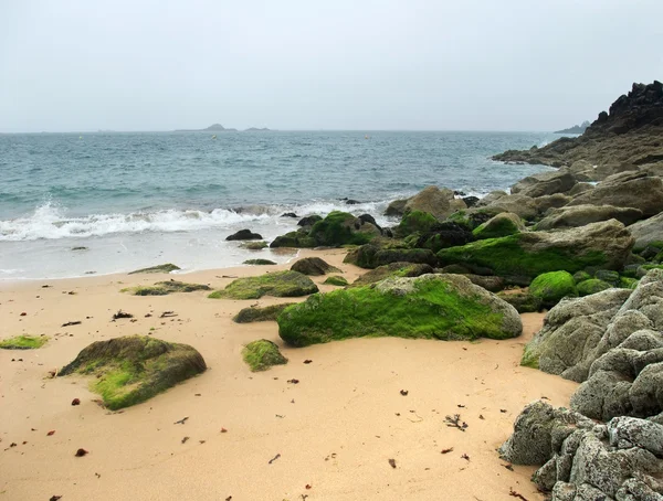 Playa cerca de Saint-Malo — Foto de Stock