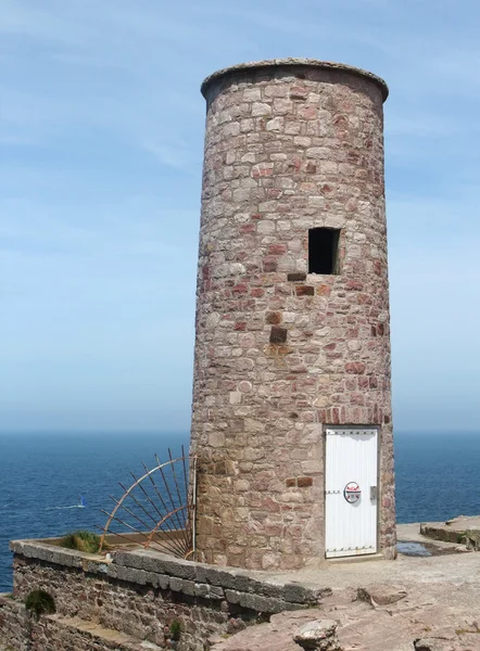 Lighthouse at Cap Frehel — Stock Photo, Image