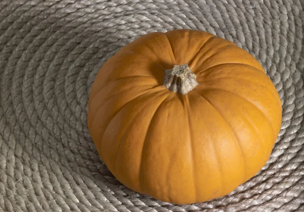 Pumpkin and rope — Stock Photo, Image