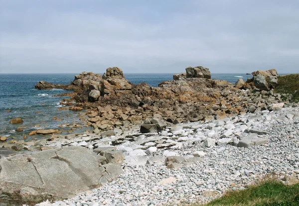 Rosafarbene Granitküste — Stockfoto