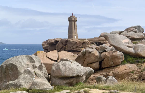 Lighthouse at Perros-Guirec — Stock Photo, Image