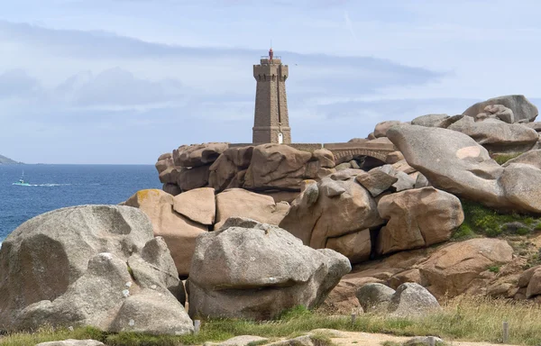 Farol em Perros-Guirec — Fotografia de Stock