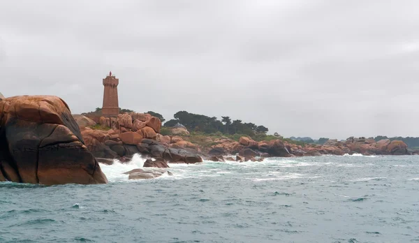 Lighthouse at Perros-Guirec — Stock Photo, Image