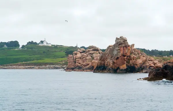 Pink Granite Coast — Stock Photo, Image