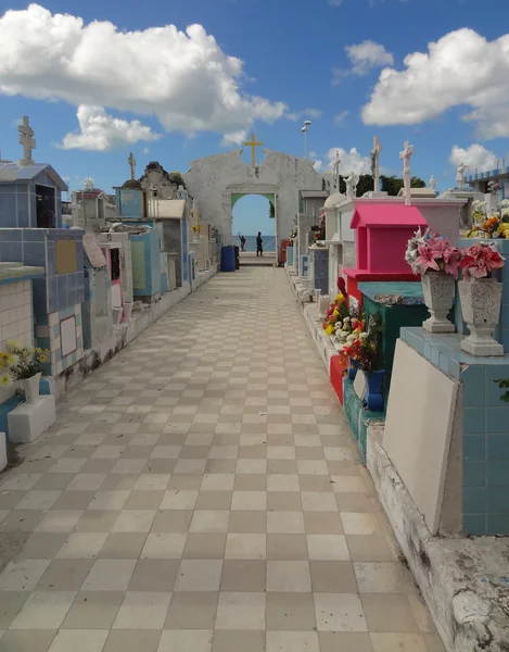 Graveyard in Campeche — Stock Photo, Image