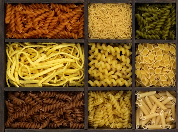 Tagliatelle varie — Foto Stock