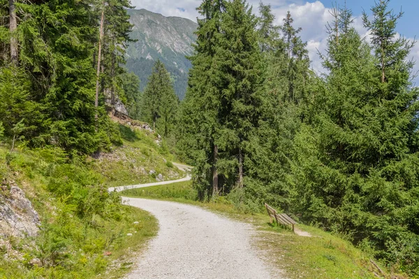 Avusturya Bir Bölge Olan Tyrol Daki Stubaital Çevresinde Izlenim — Stok fotoğraf