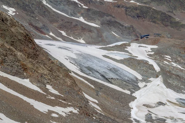 Сцени Навколо Льодовика Штубай Поблизу Stubaital Альпійської Долини Тіролі Австрія — стокове фото