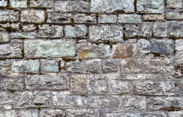 Marco Completo Primer Plano Una Pared Piedra — Foto de Stock