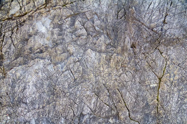 Full Frame Fissured Rock Closeup — Stock Photo, Image