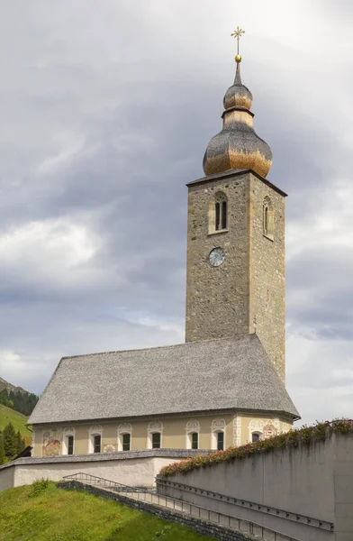 Kerk Sint Nicolaas Van Lech Lech Arlberg Het District Bludenz — Stockfoto