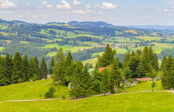 Idylliczna Sceneria Wokół Immenstaedter Horn Góry Górnym Allgaeu Bawarii Niemcy — Zdjęcie stockowe