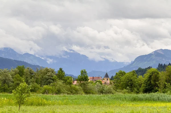 Paisajes Idílicos Alrededor Immenstadt Una Ciudad Alto Allgaeu Baviera Alemania —  Fotos de Stock