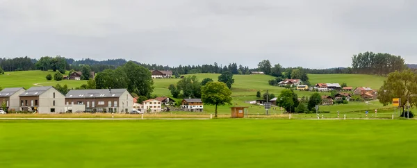 Krajobraz Wokół Immenstadt Miasta Górnym Allgaeu Bawarii Niemcy — Zdjęcie stockowe