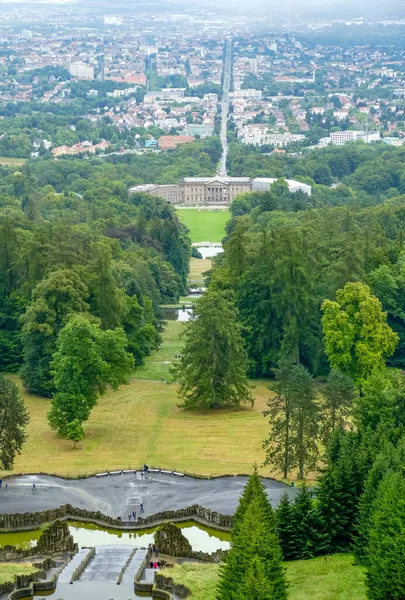 Kaskady Bergpark Wilhelmshoehe Kassel Niemcy — Zdjęcie stockowe