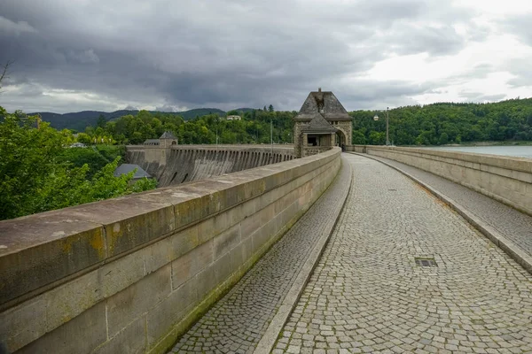 Paisaje Alrededor Presa Edersee Hesse Alemania — Foto de Stock