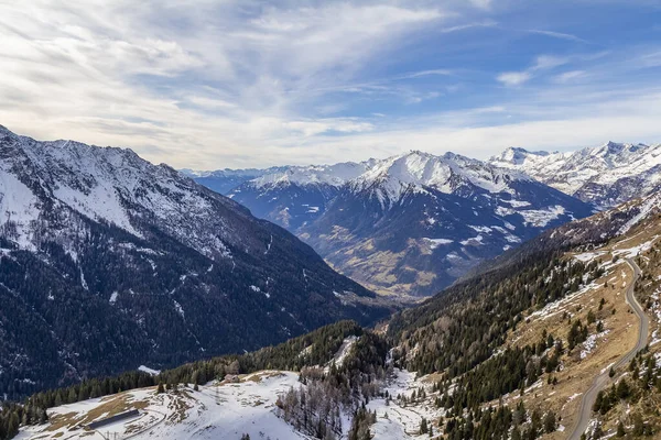 Alpine Scenery Jaufen Pass South Tyrol Italy — Zdjęcie stockowe