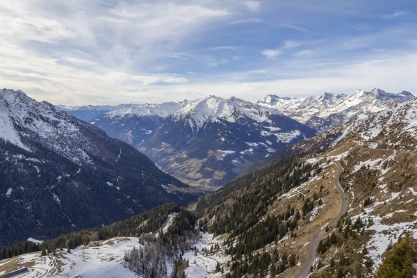 Alpine Scenery Jaufen Pass South Tyrol Italy — 스톡 사진