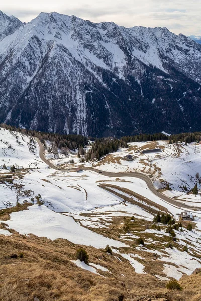Alpine Scenery Jaufen Pass South Tyrol Italy — Φωτογραφία Αρχείου
