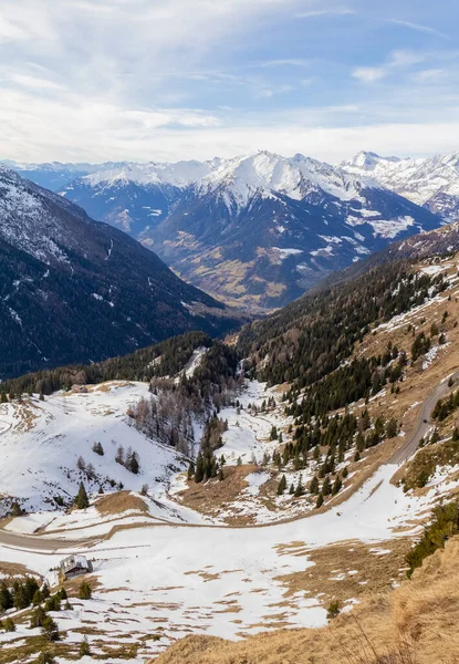 Alpine Scenery Jaufen Pass South Tyrol Italy — Photo