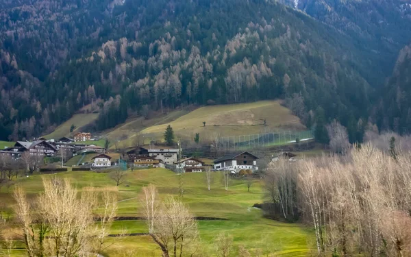 Ländliche Landschaft Südtirol Zur Winterzeit — Stockfoto