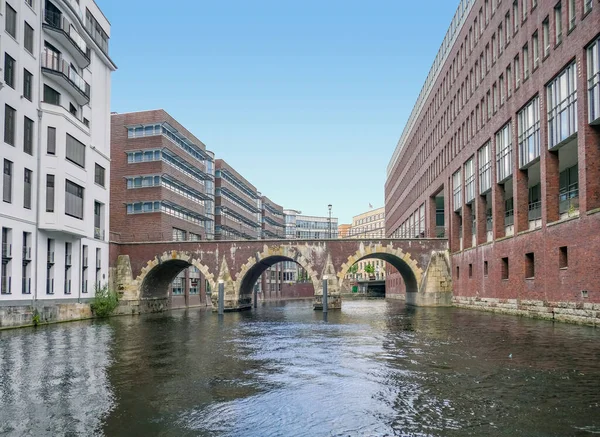 Paisaje Alrededor Flota Herrengrabenfleet Hamburgo Norte Alemania — Foto de Stock