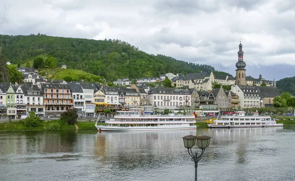 Τοπίο Γύρω Από Cochem Μια Πόλη Στον Ποταμό Moselle Στη — Φωτογραφία Αρχείου