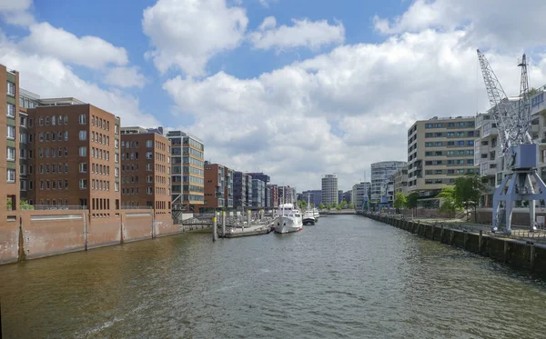 Impressie Van Hamburg Een Stad Noord Duitsland Zomer — Stockfoto