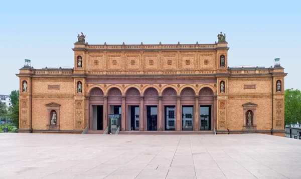Fasada Kunsthalle Hamburgu Miasta Północnych Niemczech Okresie Letnim — Zdjęcie stockowe