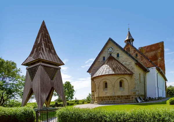 Oude Kerk Genaamd Salvator Het Eiland Pellworm Noord Friesland Duitsland — Stockfoto