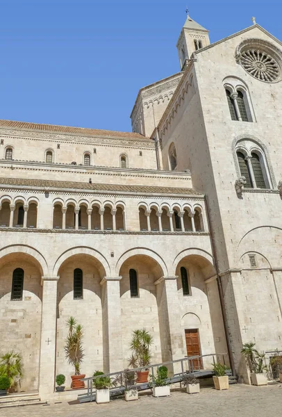 Базиліка Святого Миколая Барі Столиці Регіону Апулія Південній Італії — стокове фото