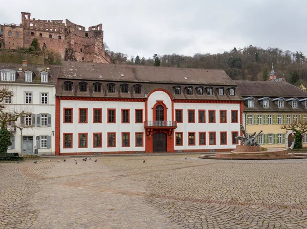 Impresión Heidelberg Alemania Invierno — Foto de Stock