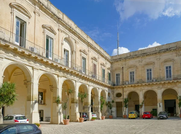 Palazzo Della Provincia Lecce Μια Πόλη Στην Απουλία Ιταλία — Φωτογραφία Αρχείου