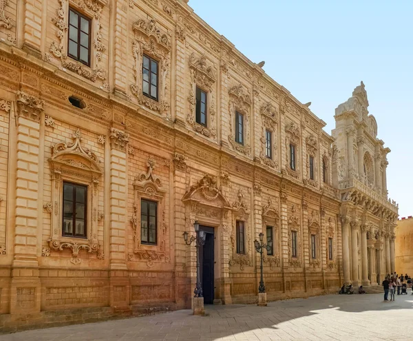 Palazzo Della Provincia Lecce Miasto Apulii Włochy — Zdjęcie stockowe