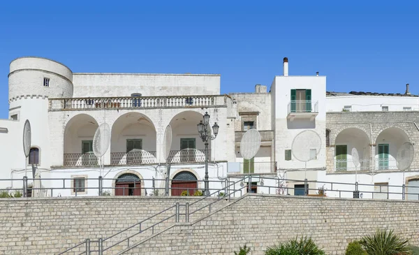 Impresión Cisternino Municipio Apulia Sur Italia — Foto de Stock