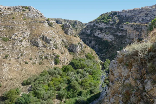 Impresión Alrededor Matera Región Basilicata Sur Italia — Foto de Stock