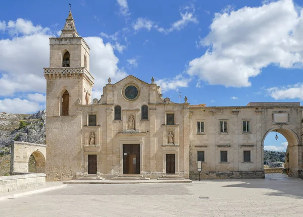 Wrażenie Wokół Matery Regionie Basilicata Południowych Włoszech — Zdjęcie stockowe