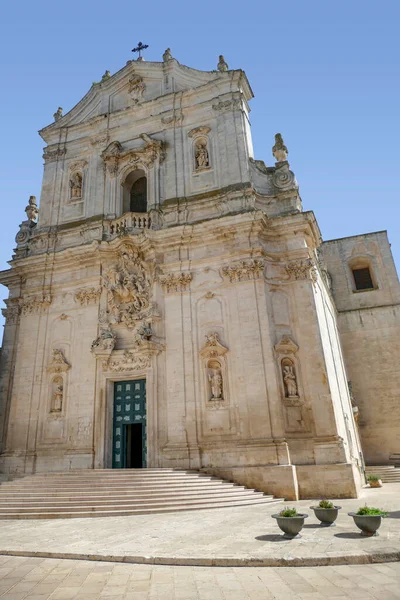 Bazylika San Martino Martina Franca Miasto Apulii Południowe Włochy — Zdjęcie stockowe