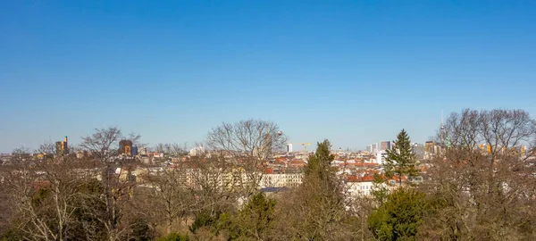 Distante Impressione Berlino Capitale Città Più Grande Della Germania — Foto Stock