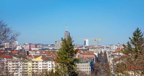 Distanzierter Eindruck Von Berlin Der Hauptstadt Und Größten Stadt Deutschlands — Stockfoto