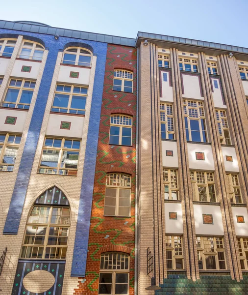 Fachada Casa Adornada Berlín Capital Ciudad Más Grande Alemania —  Fotos de Stock