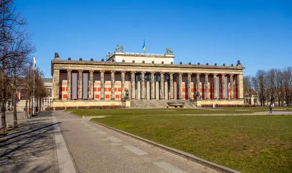 Музей Альтес Берлине Столице Крупнейшем Городе Германии — стоковое фото
