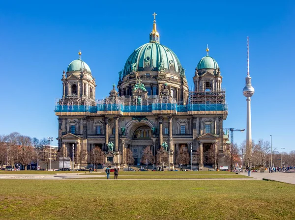 Rund Den Berliner Dom Berlin Der Hauptstadt Und Größten Stadt — Stockfoto